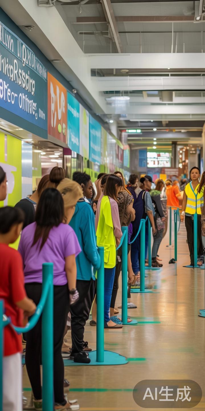 除了硬件设施和制度，文化氛围也是促进排队有序的重要